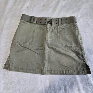 Old Navy Olive Green Midi Skirt Size 10